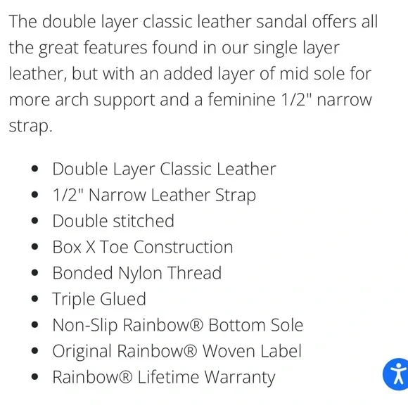 Rainbow Leather Sandals in size Small (sizes 5.5-6.5 woman’s) - Picture 4 of 5